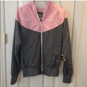 Pink & Grey Nike Windbreaker